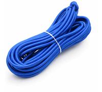 Timko Ropes Blue Bungee Cord - 15 M / 49 Ft Of 6 mm Bungee Rope, Shock Cord, Bungee Strap, Elastic Rope, Tie Down - Stretch At Least 100%