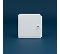 Timloc 305x305mm White AP300KL Plastic Access Panel 305 x 305 mm Hinged Keylock