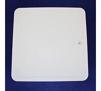 Timloc 470x470mm White AP450KL Plastic Access Panel 470 x 470 mm Hinged Keylock
