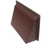 Timloc ABC96BR 9 x 6 Brown Air Brick Hooded Cowl Cover Surface Mounted for Openings Air Bricks, Grilles & Air Vents