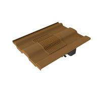 Timloc Castellated Roof Tile Vent RTV-CBR Roofing Slate Ventilation (Brown)