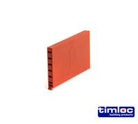 Timloc Cavity Wall Weep Vent - 65 x 10 x 100mm - Terracotta