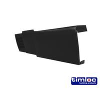 Timloc Dry Fix Verge for Profiled Tile - Left Hand Unit - Black