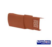 Timloc Dry Fix Verge for Profiled Tile - Right Hand Unit - Terracotta