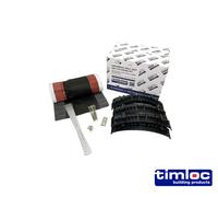 Timloc Dry Ridge Kit 3m Integrated Clips - Black