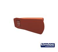 Timloc Interlocking Plain Dry Verge Unit 52 x 281 x 138mm - Red