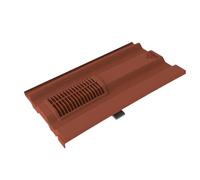 Timloc Mini Castellated Tile Vent 230mm x 87mm x 391mm (Red)