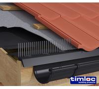 Timloc Over Fascia Eaves Vent System with Comb Filler (10mm Airflow) 900mm - Black