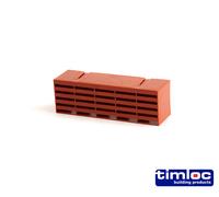 Timloc Plastic Airbrick - 215 x 69mm - Terracotta