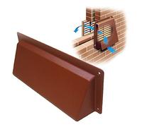 Timloc Terracotta Hooded Cowl 9" x 3" Vent Cover for Air Bricks Grilles Extractors
