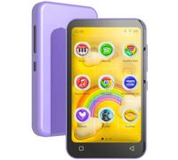 TIMMKOO 16GB Kids MP3 Player with Bluetooth and WiFi, Parental Controls, 4" Music Player with Spotify, Audible Up to 1TB （Purple）