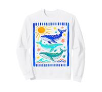 Timmy Needs Reinforcement Funny Whale Summer Graphic Sweatshirt