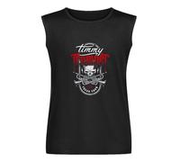 Timmy Trumpet Freak Show Electro House Dj Unisex Vest Tank Tops Printed Mens Black Sleeveless T-Shirt M