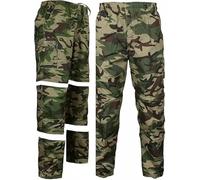 TIMMY'S COLLECTION Mens Convertible Zip Off Trousers 3 in 1 Camouflage Cargo Combat Shorts Bottoms (UK, Alpha, XL, Regular, Regular, Camo Green)