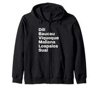 Timor-Leste Cities and Towns Travel Zip Hoodie