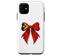 Timor-Leste East Timorese East Timor Pride Coquette Bow Girl Case for iPhone 11