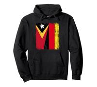Timor-Leste Germany Half Flag East Timor German Heritage Pullover Hoodie