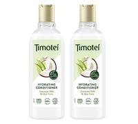 Timotei Hydrating Conditioner Silicon-Free Made from Natural Herbal Ingredients and Plant Based Detanglers Suitable for All Types of Hair 300ml, 2 Pack