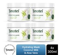 Timotei Hydrating, Strengthening & Purifying Shampoo, Conditioner, Mask, 4x300ml