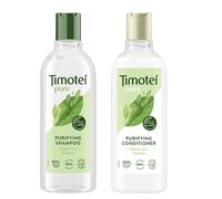 Timotei Pure Purifying Shampoo & Conditioner Set - Green Tea Extract - Refreshing & Gentle, Plant-Based, 100% Recycled Bottle - 2 x 300ml