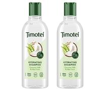 Timotei Shampoo, Conditioner or Mask Silicon-Free Made from Natural Herbal Ingredients and Plant Based Detanglers Suitable for All Types of Hair 300ml, 2 Pack (Hydrating Shampoo)