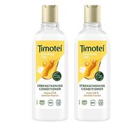 Timotei Shampoo, Conditioner or Mask Silicon-Free Made from Natural Herbal Ingredients and Plant Based Detanglers Suitable for All Types of Hair 300ml, 2 Pack (Strengthening Conditioner)