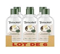 Timotei Women's 2-in-1 Nourishing Shampoo with Coconut Oil, Nourishes and Detangles, Dehydrated Hair, Silicone Free, Shampoo and Conditioner 2-in-1 Pack of 6 x 300 ml