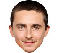 Timothée Chalamet (Short Hair) Celebrity Mask, Flat Card Face, Fancy Dress Mask