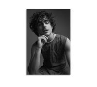 Timothée ChalametArt Canvas Print of Oil Paintings Reproduction Modern Canvas Print Artwork Abstract Landscape Pictures Printed on Canvas Wall Art for Home Office DecorationsUnframe-style08x12inch(20x