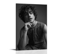 Timothée ChalametArt Canvas Print of Oil Paintings Reproduction Modern Canvas Print Artwork Abstract Landscape Pictures Printed on Canvas Wall Art for Home Office DecorationsFrame-style08x12inch(20x30