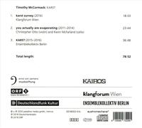TIMOTHY MCCORMACK KARST-KLANGFORUM WIEN NEW CD