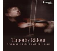 Timothy Ridout : Timothy Ridout: Telemann/Bach/Britten/Shaw CD (2025) NEW