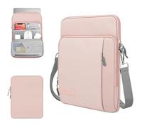 TiMOVO 13.3-14 Inch Laptop Sleeve Case Carrying Bag with Pockets for Surface Pro 9/8/X, MacBook Air 2022-2018, MacBook Pro M2 14" /13" M2/M1 Max 14.2 2023-2021, Galaxy Tab S9+/S8+ 12.4", Pink