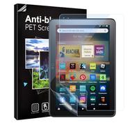 TiMOVO 2 Pack Anti Blue Light Screen Protector for Fire HD 8/8 Plus/Kids/Kids Pro Tablet (2024/2022/2020, 12th/10th Generation, 8 inch), Anti-Glare and Eye Protection PET Screen Protector, Light Blue