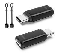 TiMOVO 2 Pack Lighting to USB C Adapter with 36W Fast Charging, Black | Data Sync USB C Male to Lighting Female Adapter for iPhone 17/16/15 Pro/Pro Max/Plus, Galaxy S26/25, iPad, NOT for Audio/OTG