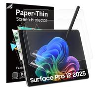 TiMOVO (2 Pack Paper Screen Protector for Microsoft Surface Pro 12 Inch 2025, Anti-Glare Anti-Scratch PET Film for Surface Pro 12", Support Surface Pen, Write and Draw Like on Paper