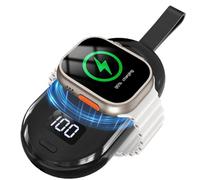 TiMOVO 2500mAh Magnetic Charger Compatible with All Apple Watch Series 11/10/9/8/7/6/5/4/SE/Ultra 3/2/1, Portable Fast Compact Power Bank iWatch Digital Display Battery Pack, Black