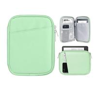 TiMOVO 6-7 Inch Tablet Sleeve for eReader Book Paperwhite/Colorsoft Signature Edition, Protective Sleeve Cover Case with Pocket for E-Reader/Oasis & Kobo Devices, A-Agave Green