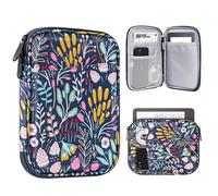 TiMOVO 6-7 Inch Tablet Sleeve for Kindle 2022/10th Gen 2019/Paperwhite 11th Gen 2021/Oasis E-Reader, Protective Case With Pocket for 8th Gen 2016, Colorful Flower