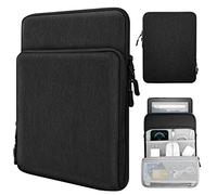 TiMOVO 8-9" Tablet Sleeve for iPad Mini 7 A17 Pro, Black | Protective Pouch with Multiple Pockets, Fits iPad Mini 7 A17 Pro 2024, Mini 6/5/4/3/2/1, Galaxy Tab A7 Lite 8.7", Fire HD 8