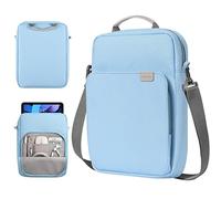 TiMOVO 9-11 Inch Tablet Sleeve Bag with Shoulder Strap for iPad 11-inch A16 2025, iPad 10th Gen. 10.9"/10.2", Galaxy Tab A9+/A11Plus 11", Light Blue