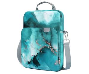 TiMOVO 9-11" Tablet Sleeve Bag Carrying Case with Strap, Cloud Peacock Blue