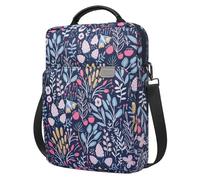 TiMOVO 9-11" Tablet Sleeve Bag Carrying Case with Strap, Colorful Flower