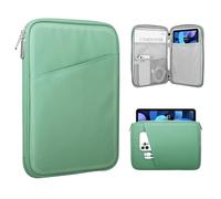 TiMOVO 9-11" Tablet Sleeve Bag for iPad 11-inch A16 2025, iPad 10.9"/10.2"| Air 11 Inch/5th/4th Gen. 10.9", Galaxy Tab A9+/A11Plus 11", Protective Bag with Pocket, Bodhi Green