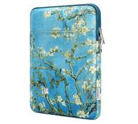 TiMOVO 9-11" Tablet Sleeve Bag for iPad 11-inch A16 2025, iPad 10.9"/10.2"| Air 11 Inch/5th/4th Gen. 10.9", Galaxy Tab A9+/A11Plus 11", Protective Bag Fit Smart Keyboard, Apricot Blossom