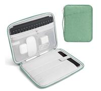 TiMOVO 9-11" Tablet Sleeve Bag for iPad 11-inch A16 2025, iPad 10.9"/10.2"| Air 11 Inch/5th/4th Gen. 10.9", Galaxy Tab A9+/A11Plus 11", Protective Bag with Pockets, Green