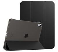 TiMOVO Case for iPad (A16) 11th Generation 11 Inch 2025/iPad 10th Generation 10.9 Inch 2022, Slim Stand Cover with Hard Translucent Back, Support Touch ID, Auto Wake/Sleep, Black