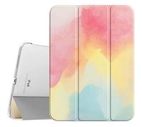 TiMOVO Case for iPad (A16) 11th Generation 11 Inch 2025/iPad 10th Generation 10.9 Inch 2022, Slim Stand Cover with Hard Translucent Back, Support Touch ID, Auto Wake/Sleep, Rainbow