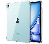TiMOVO Case for iPad Air 11 inch M4/M3/M2, Air 5th/4th Gen 10.9" - Clear | Slim & Lightweight, Soft TPU Transparent Back, Protective Cover, Supports Pencil Pro and (USB-C)