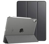 TiMOVO Case for iPad Air 11" M4/M3/M2, Air 5th/4th Gen 10.9" - Space Gray | Slim Stand, Hard Translucent Back Cover, Support Touch ID, Auto Wake/Sleep